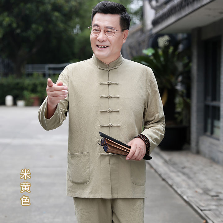 Mens Cold Weather Coats Chinese Style Tang Suit - Fashion Hanfu
