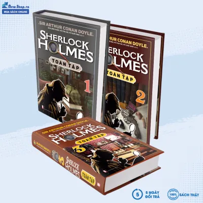 Sherlock Holmes Toàn Tập Trọn Bộ 3 Tập (Bìa cứng) - Newshop (KV)