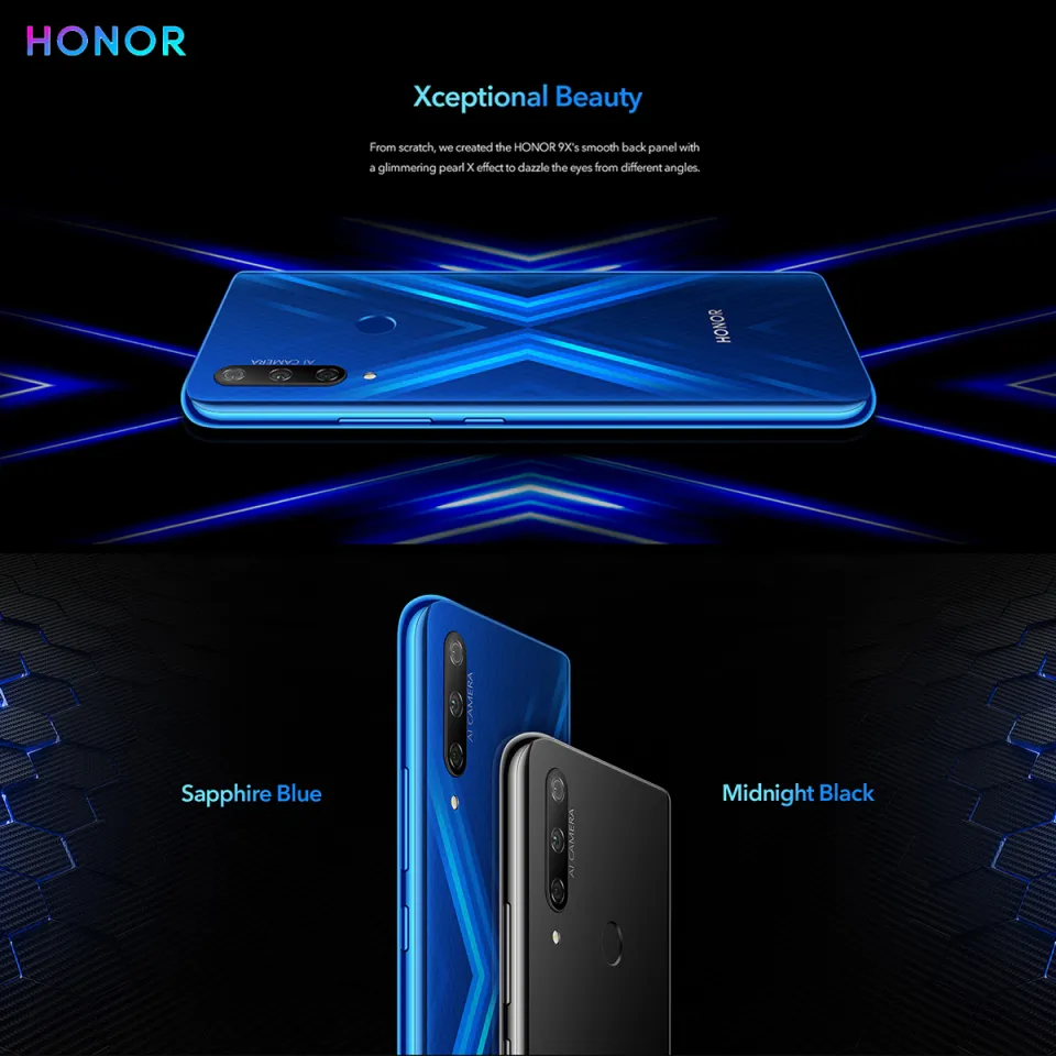 Original Honor 9X Smartphone 6.59-inches IPS-LCD Fullview Screen 12nm Kirin  710F Chipset GPU Turbo 3.0 Octa-core 4GB RAM+128GB ROM Smart Phone | Lazada