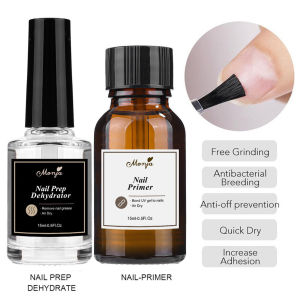 1/2pcs 15ML Nail Prep Dehydrator Nail Primer Air Dry Long Lasting for Gel Polish Free Grinding Professional Nail Tool