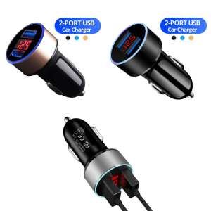 COD / Car Charger Mobil Motor 3in1 Original