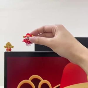 【Ship in 24H】财神爷电脑显示屏幕小摆车载屏幕装饰摆办公桌面电视机装饰品God of Wealth Computer Display Screen Small Pendulum Car Screen  henshan20261116