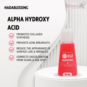 Brilliant Skin AHA Face & Body Resurfacing Serum 30ml | With Vitamin C Niacinamide & Collagen