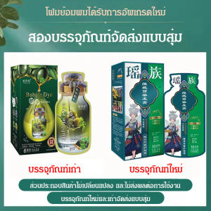 Home Foam Hair Dye Plant-based Hair Dye Cream Shampoo DIY Hair Coloring Covering White Hair Does Not Stick To Scalp