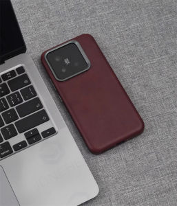 Business Retro Crazy Horse Pattern Leather Shockproof Case For Xiaomi Mi 15 14 Pro Mi15 For Magsafe Alloy Lens Cover
