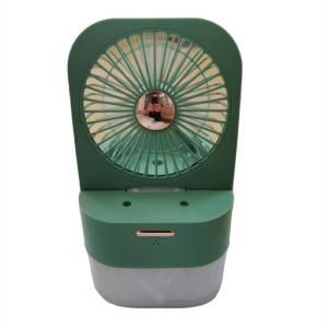 LIUSHOOP-Kipas Angin + Baterai 2500 mAh + Kapasitas Air 25 L + Bisa dilipat/ Kipas Mini Portabel Humidifi
