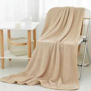 Rack ผ้าเช็ดตัว ขนาด 90*170cm ผ้าขนหนูใหญ่พิเศษ ผ้าขนหนูรังผึ้ง สีพื้น นุ่มไม่บาดผิว เนื้อนุ่มสบาย ซับน้ำได้ดี ขนนุ่ม