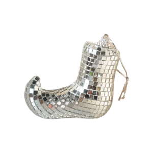 Cổ điển vũ trường phong cách khởi động figurine với lung linh thiết kế đính sequin phản chiếu Đồ treo trang trí cho nhà decors giọng