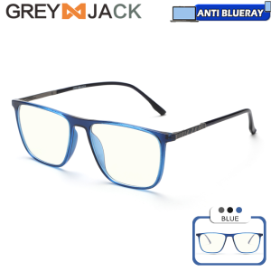 Grey Jack Kacamata Komputer Antiradiasi Blueray photocromic TR+Metal Anti UV Bisa Minus 72051