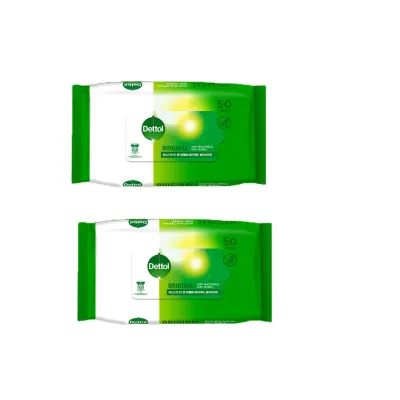 Dettol Sensitive Anti-Bacterial Wet Wipes 50’s – Gentle Formula for Delicate Skin Protection