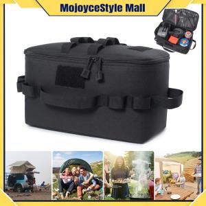 【MOJOYCE】 ถุงเก็บของแคมป์ปิ้งกระเป๋าขนาดใหญ่กระเป๋าปิกนิกกระเป๋าอเนกประสงค์กระเป๋าจัดเก็บ 600d Oxford อุปกรณ์กลางแจ้ง