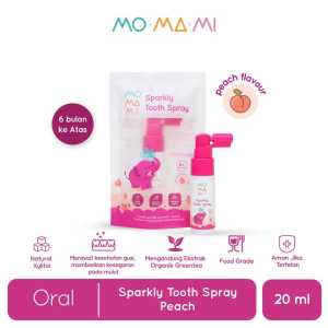 MOMAMI Sparkly Tooth Spray 20 ml Perawatan Spary Untuk Gigi Anak Usia 6bulan+  TOKO OMAHBAYI