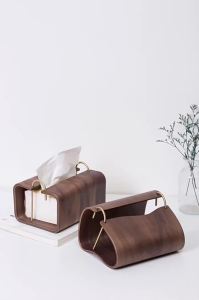 ZZSA Black Walnut Tissue Living Room Solid Wood Storage Q9Z6P
