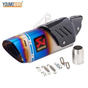 Motorcycle Exhaust Muffler PIPE Escape Pipe exhaust pipe Vent Pipe Carbon Fiber Exhaust Muffler Pipe M1 Tail pipe Evolution GP Universal For Honda Kawasaki Yamaha KTM BMW Aprilia Benelli Suzuki Sportbike Motorbike Scooter ATV Dirt Bike etc