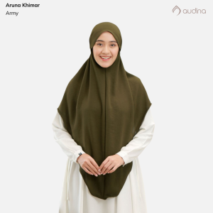 Audina Aruna Khimar Bahan Crinckle Crepe Premium