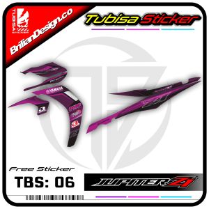 Sticker Striping Jupiter Z1 - Stiker Striping Variasi Motor Jupiter Z1. TBS.06