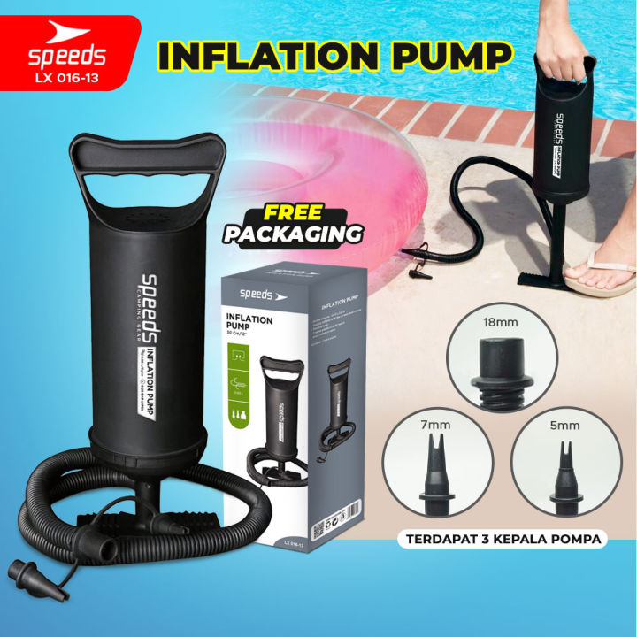 SPEEDS Pompa Angin Tangan Manual Air Pump Untuk Kolam Renang Karet Anak
