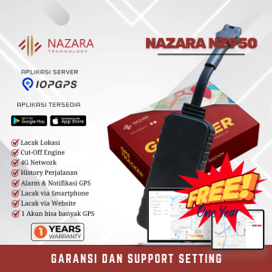 Smart GPS Tracker Nazara NZ950 | Free Akses via Website Android dan iOs