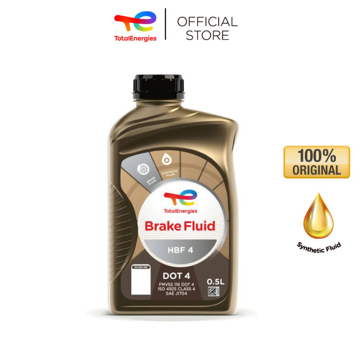 TotalEnergies HBF Brake Fluid Dot 4 500ml Synthetic Brake Fluid