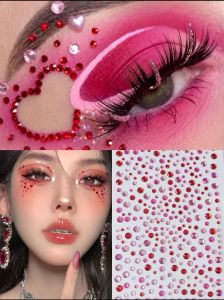 face sticker manik kristal wajah stiker wajah tato stiker