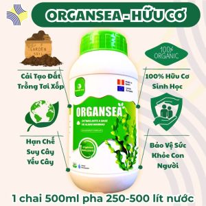 Phân Bón Hữu Cơ Cao Cấp Cho Lan | Organsea 500ml | Tảo Acosphyllum Nodosum Bắc Cực | Auxin | Cytokinin | Betaines | Mannitol | 70+ Enzyme Dưỡng Rễ Dưỡng Lá