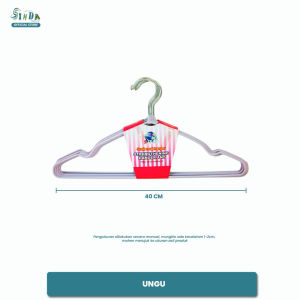 Sinda Gantungan Baju Stainlees Steel 10pcs Hanger Baju Dewasa Hanger Baju Anti Karat hanger baju Warna Pastel Gantungan Serbaguna