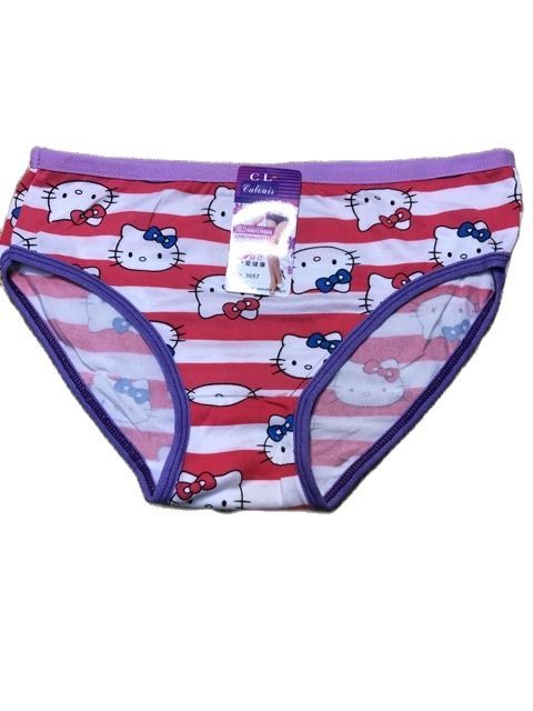 COD Hello-Kitty Panty 12pcs per Pack Assorted Color for 10-15yrs