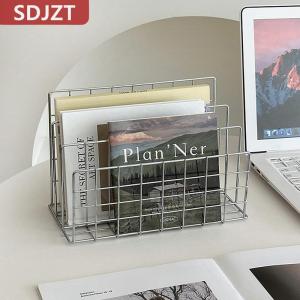 [COD] SDJZT INS ชั้นเก็บของเหล็กแบบมินิมอลชั้นจัดระเบียบโต๊ะชั้นเก็บหนังสืออเนกประสงค์