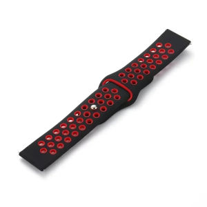 Strap for Samsung Galaxy Watch 7/6 Classic/6/5 Pro/5/4/Watch FE Two-Tone 20mm Silicone Sport Strap