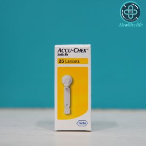 เข็มเจาะปลายนิ้ว แอคคิว-เช็ค ซอฟคลิก Accu-chek softclix  1 กล่อง (25 ชิ้น) P-68