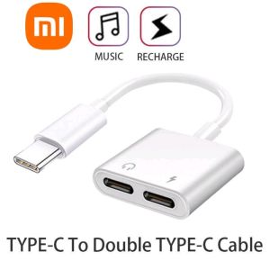 🎁 Original Product + FREE Shipping 🎁 ️Xiaomi Mi Pad 5 11T 10T 9T 8 Poco F3 K30 Audio Gaming Adapter Earphone USB Type C 2 in 1 Converter Music Fast Charging