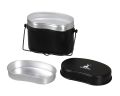 CAPTAIN STAG UH-4118/19 MESSTIN Lunch Box Portable Lightweight Military Style Outdoor Camping Cookware Tableware Anodized Aluminum Iron Material. 