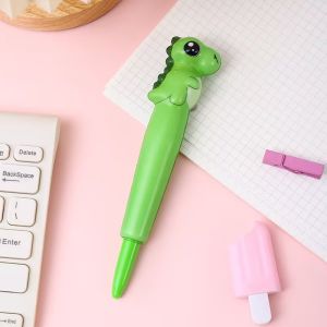 Cute Cartoon Stress Relief Pen Gel Pen Student Learning Stationery Kid Squishy Toy for Squeezing Children Gift