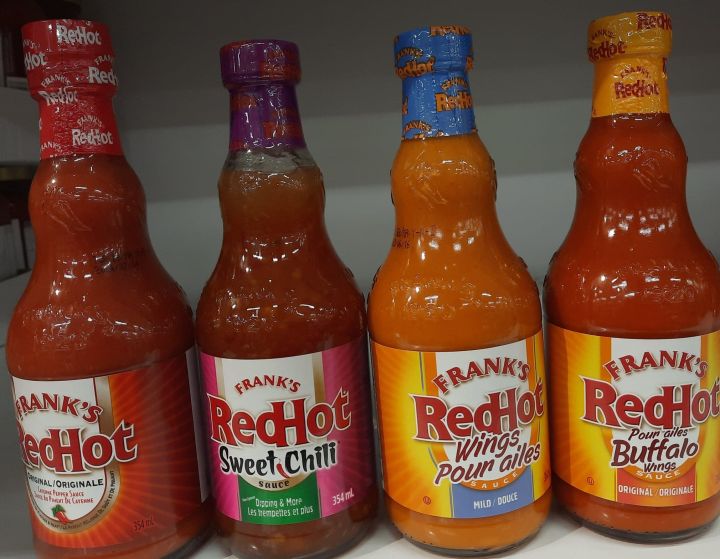 New And Original Franks Redhot Sauces 354ml Qnd 148ml Original Sweet And Chili Buffalo 0552