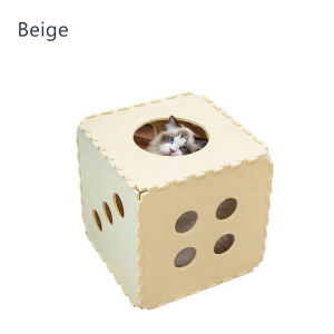 Cat House Box Double-ayer Cat Nest Removable Dice Shaped Cat Bed House Sarang Kucing Murah 猫房