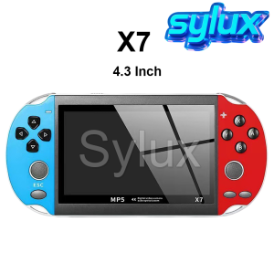 X12 Plus LCD 7-Inch Handheld Game Console Big Screen PSP Retro NES & GBA Handheld Arcade For Gift