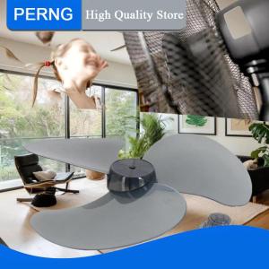 [PERNG] Tehe 1 Bộ quạt điện phụ kiện tự làm gió lớn quạt nhựa 3 lá cho Midea và các bộ phận quạt 16inch 400mm khác