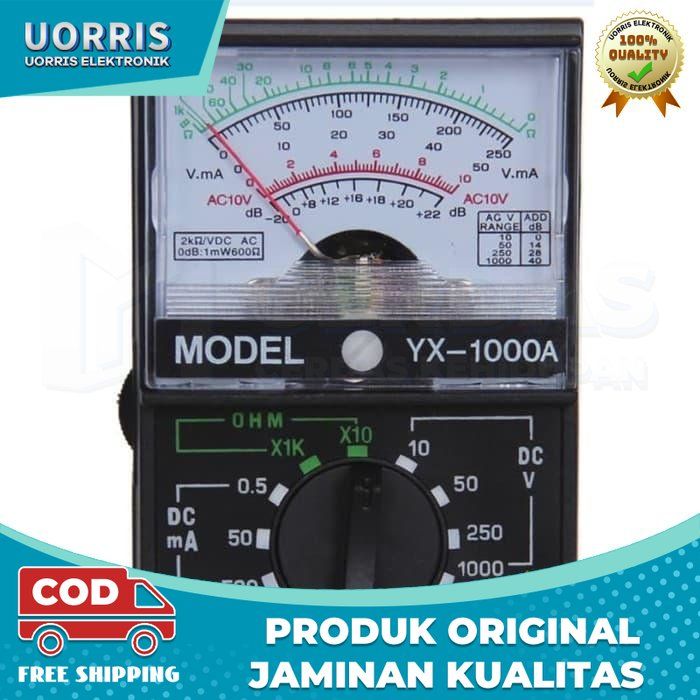Multitester YX1000A Multimeter Mini YX1000A Avometer 1000 A Analog