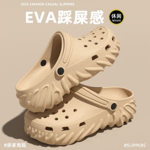 [Free Shipping] Mens Outdoor Clogs New Summer Style EVA Thick-Soled Indoor and Home Slippers Mens and Womens Clogs.