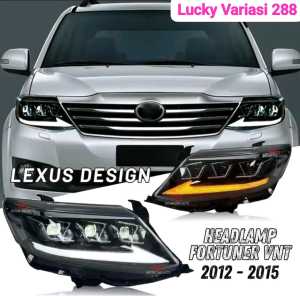 HEADLAMP HEAD LAMP LAMPU DEPAN TOYOTA GRAND FORTUNER VNT 2012-2015 MODEL LEXUS HEADLIGH PROJECTOR WITH DRL | LED DRL DAYLIGH | DRL SEQUENTIAL TURN SIGNAL HEADLIGH ASSEMBLY | LAMPU DEPAN | HEAD LAMP | HEADLIGH | DRL LED