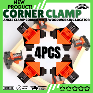 (4Pcs) Angle Clamp Corner Mate Woodworking Locator Hand Fixing Clips corner clamp Mr Hardware