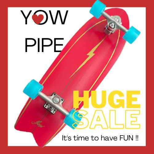 YOW SURFSKATE ヤウ サーフスケート スケボー コンプリート 2021○PIPE