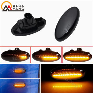 Kalynlun 2 Pieces For Mazda 3 5 6 BT-50 MPV LED Dynamic Turn Signal Side Marker Light Sequential Blinker Light For Mazda 2  0L2R5S