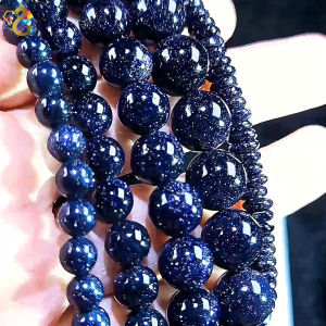 Blue Sandstone Abacus Round Abacus Bracelet