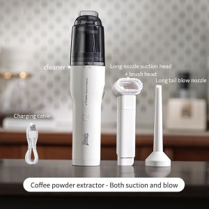 BINCOO Coffee Desktop Vacuum Cleaners Bar Dust Cleaning Tool Small Wireless High-power Suction Machine