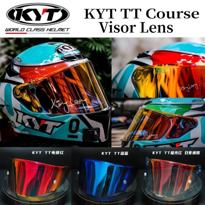 KYT TT Course Visor Lens Revo Lens FIt for KYT TT Course KYT Helmet