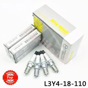 Set of 4pcs Iridium L3Y4-18-110 ITR6F13 Spark Plugs for Mazda3 Jaguar X-type Taurus Escape