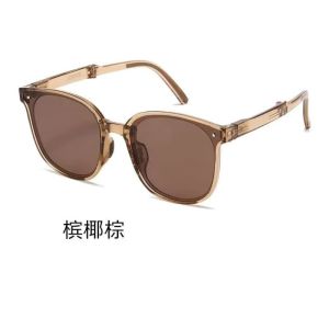 Foldable dayview sunglasses for sun protection fashionable driving sunglasses large face slimming and UV protection against strong light 可折叠昼望墨镜女新款防晒时尚开车太阳眼镜大脸显瘦防紫外线强光