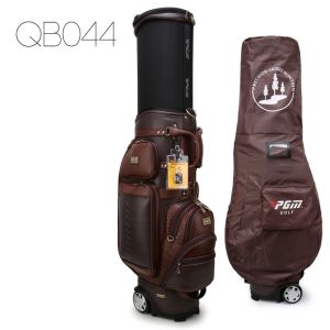 Túi Đựng Gậy Golf QB044- Đa năng có bánh xe full set nắp cứng PGM