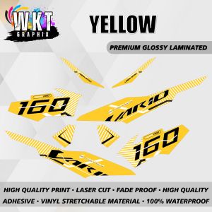 HONDA CLICK 160 URBAN SPORT DECALS (WATERPROOF LAMINATED FADE PROOF)